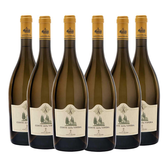 Umbria Bianco IGT 'Conte della Vipera' 2022 Kit 6 Bottiglie - Castello della Sala