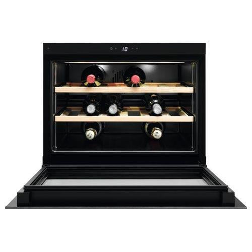 Electrolux KBW5T Vino Cantina da Incasso 18 bottiglie Capacita' 52 litri Ventilazione interna Temperatura regolabile da 5 a 20°C Display LCD Touch Control Classe energetica A++ 45 cm Nero Ghisa