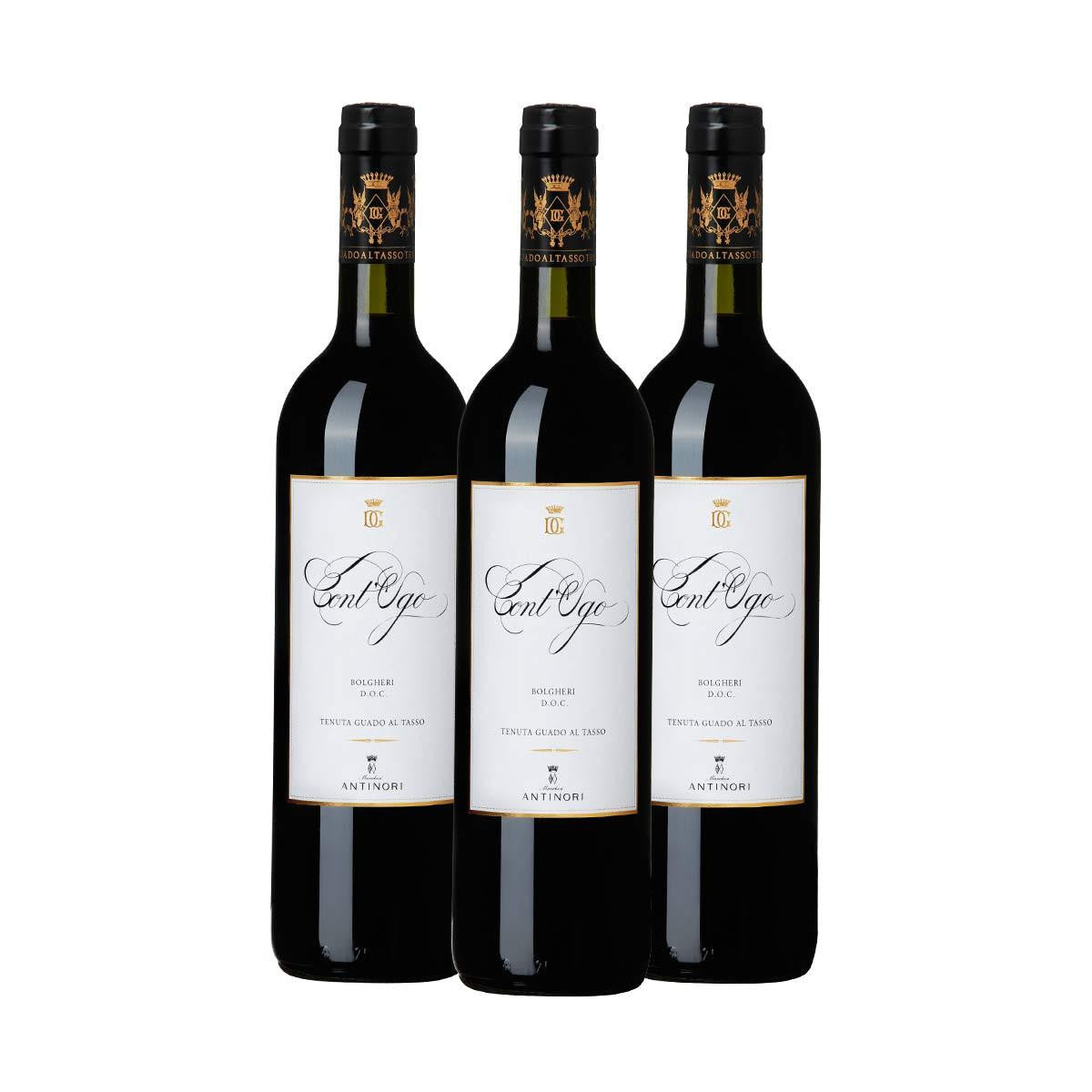 Bolgheri Rosso 'Cont'Ugo' 2022 Kit 3 Bottiglie - Tenuta Guado al Tasso