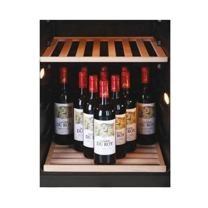 Haier HWS49GA Wine Bank 50 Series 5 Cantinetta Vino 49 Bottiglie Classe energetica F Ripiani 4+1 Sistema luci 3D 50 cm Nero