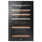 Haier HWS49GA Wine Bank 50 Series 5 Cantinetta Vino 49 Bottiglie Classe energetica F Ripiani 4+1 Sistema luci 3D 50 cm Nero