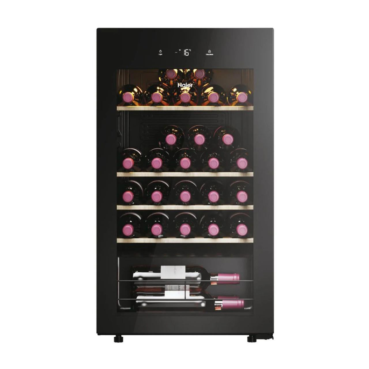 Haier Wine Bank 50 Serie 3 HWS34GGH1 Cantinetta Vino Libera Installazione 34 Bottiglie
