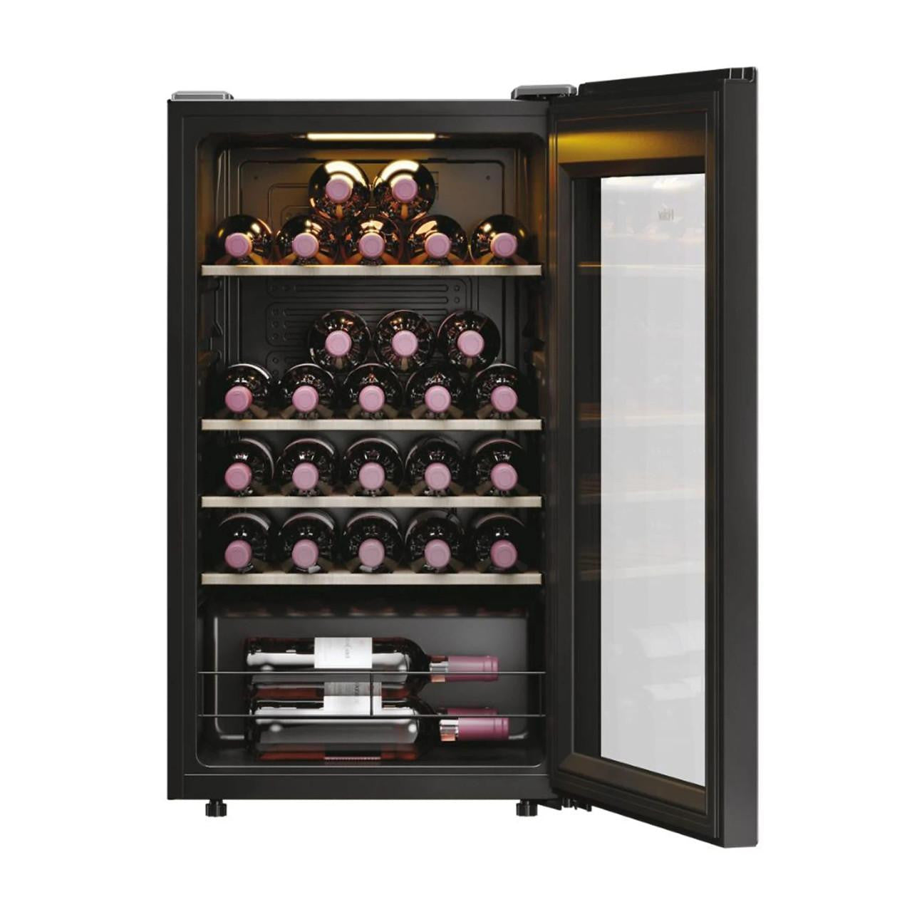 Haier Wine Bank 50 Serie 3 HWS34GGH1 Cantinetta Vino Libera Installazione 34 Bottiglie