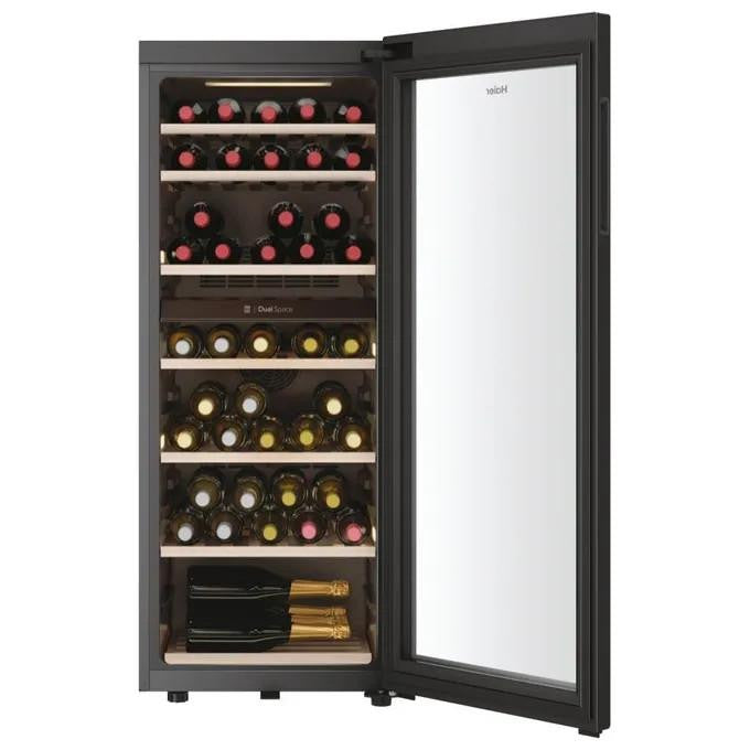 Haier Wine Bank 50 Serie 7 HWS77GDAU1 Cantinetta Vino con 77 Bottiglie