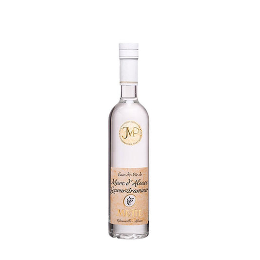 Eau de Vie Marc d'Alsace de Gëwurztraminer sélection grains nobles 1997 Jean Paul Metté Artisan