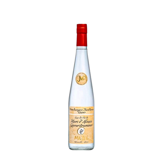 Eau de Vie Marc d'Alsace de Gëwurztraminer vendanges tardives 1990 - Distillerie Metté 70 Cl
