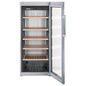 Liebherr WKes 4552 Cantina Climatizzata Allestimento GrandCru Capacita 201 Bottiglie Classe energetica F Filtro ai Carboni Attivi  5 Ripiani in Faggio Acciaio Satinato