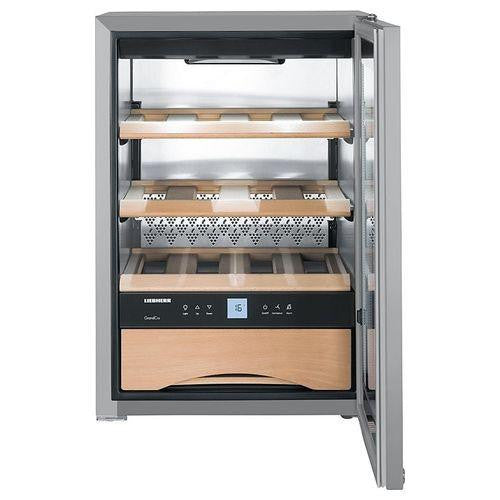 Liebherr WKes 653 Cantina Climatizzata Allestimento GrandCru Capacita 12 Bottiglie Classe energetica E Filtro ai Carboni Attivi  3 Ripiani in Faggio
