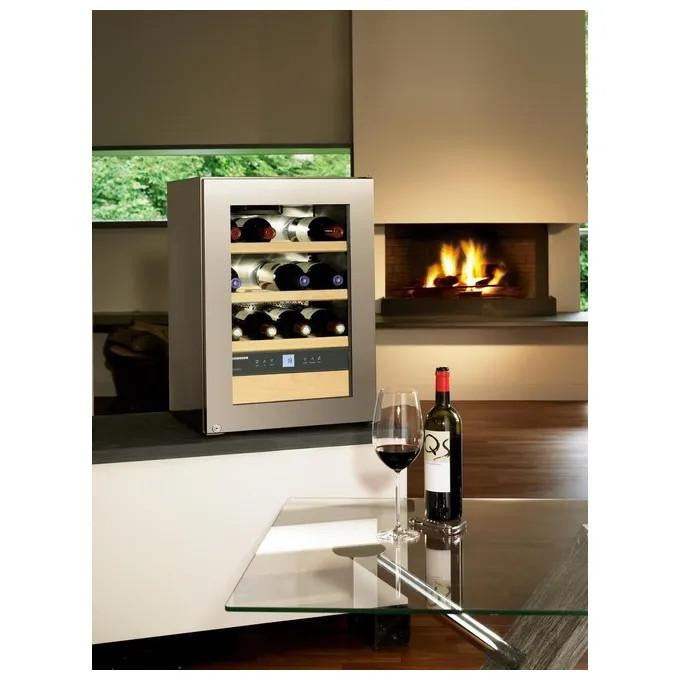 Liebherr WKes 653 Cantina Climatizzata Allestimento GrandCru Capacita 12 Bottiglie Classe energetica E Filtro ai Carboni Attivi  3 Ripiani in Faggio