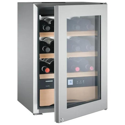 Liebherr WKes 653 Cantina Climatizzata Allestimento GrandCru Capacita 12 Bottiglie Classe energetica E Filtro ai Carboni Attivi  3 Ripiani in Faggio