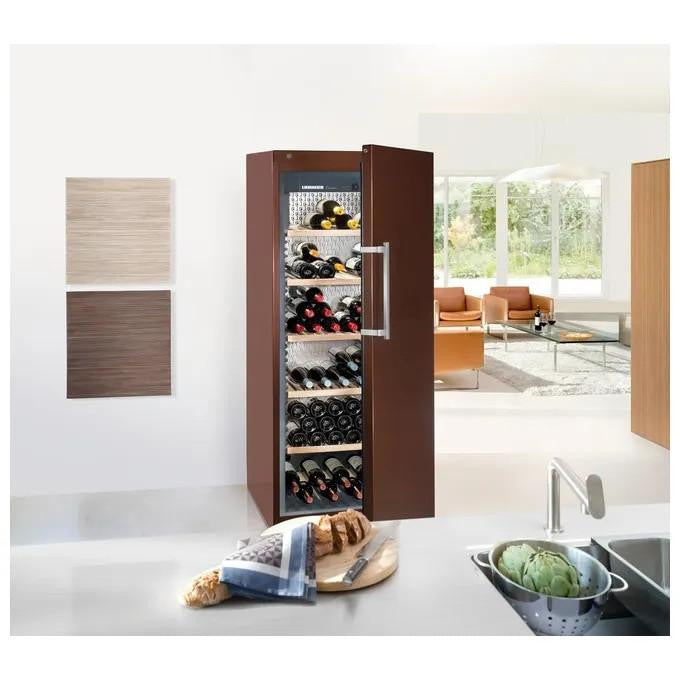 Liebherr WKt 4551 Cantina Climatizzata Allestimento GrandCru Capacita 201 Bottiglie Classe energetica E  Filtro ai Carboni Attivi  5 Ripiani in Faggio