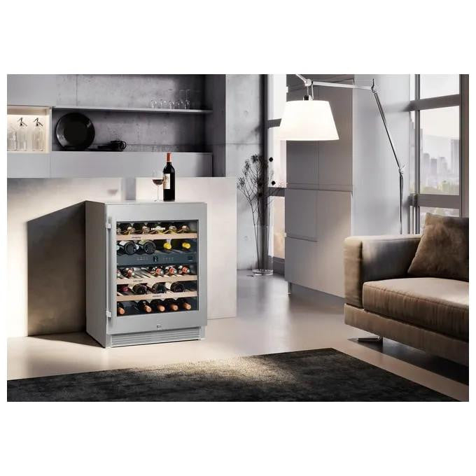 Liebherr WTes 1672 Cantina Temperata Allestimento Vinidor Capacita 34 Bottiglie Classe energetica G Filtro ai Carboni Attivi  3 Ripiani in Faggio Acciaio