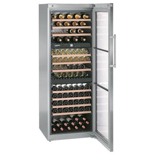 Liebherr WTes 5872 Cantina Temperata Allestimento Vinidor Capacita 178 Bottiglie Classe energetica G Filtro ai Carboni Attivi  12 Ripiani in Faggio Acciaio