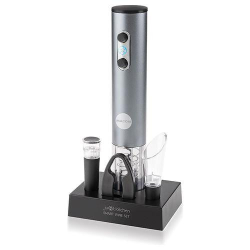 Macom Just Kitchen 952 Smart Wine Set Kit Vino Cordless Argento e Nero 952-MAC