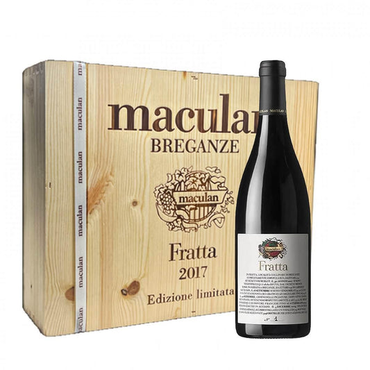 Fratta 2017 Edizione Limitata 40° Cassa Legno 3 Bottiglie - Maculan