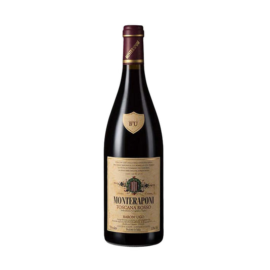 'Baron' Ugo' Rosso Toscana 2018 Magnum in Cassa di Legno - Monteraponi