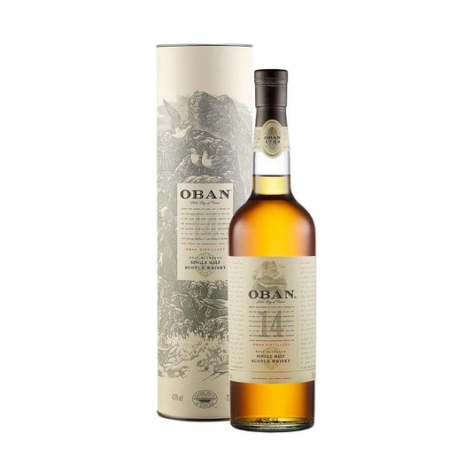 Oban 14 Anni Single Malt Scotch Whisky con Astuccio - 700 ml