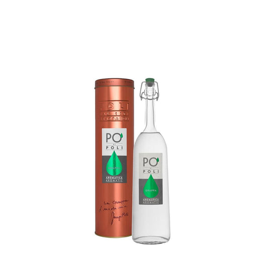 Grappa Po' di Poli Aromatica Traminer Astucciata - Distilleria Poli