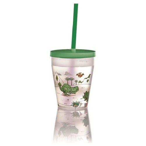 Snips Bicchiere con Cannuccia con Decoro Dinosauro 385ml 000852-SNIP
