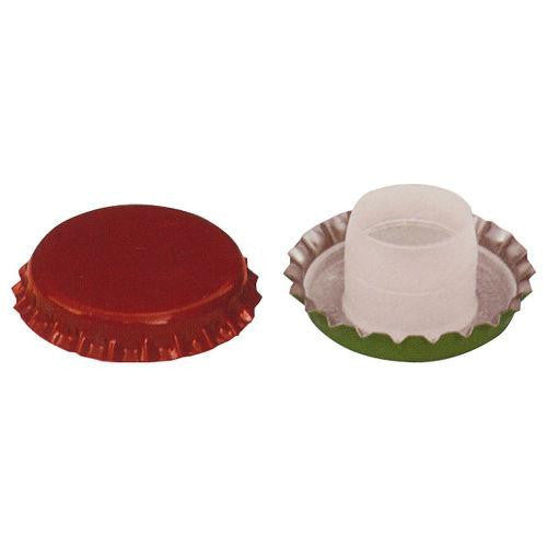 Stelplast Tappo Corona Gigante con Bidule 200 Pezzi Verde LF-83197